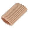 10pcs Toe Cushion Tube Soft Silicone Finger Toe Sleeves Corn Pad Protector for Blisters Calluses M 1.2 X 0.8in