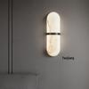 Minimalist All-Copper Wall Lamp: Luxury Marble Design for Living Room, Bedroom, or Entrance