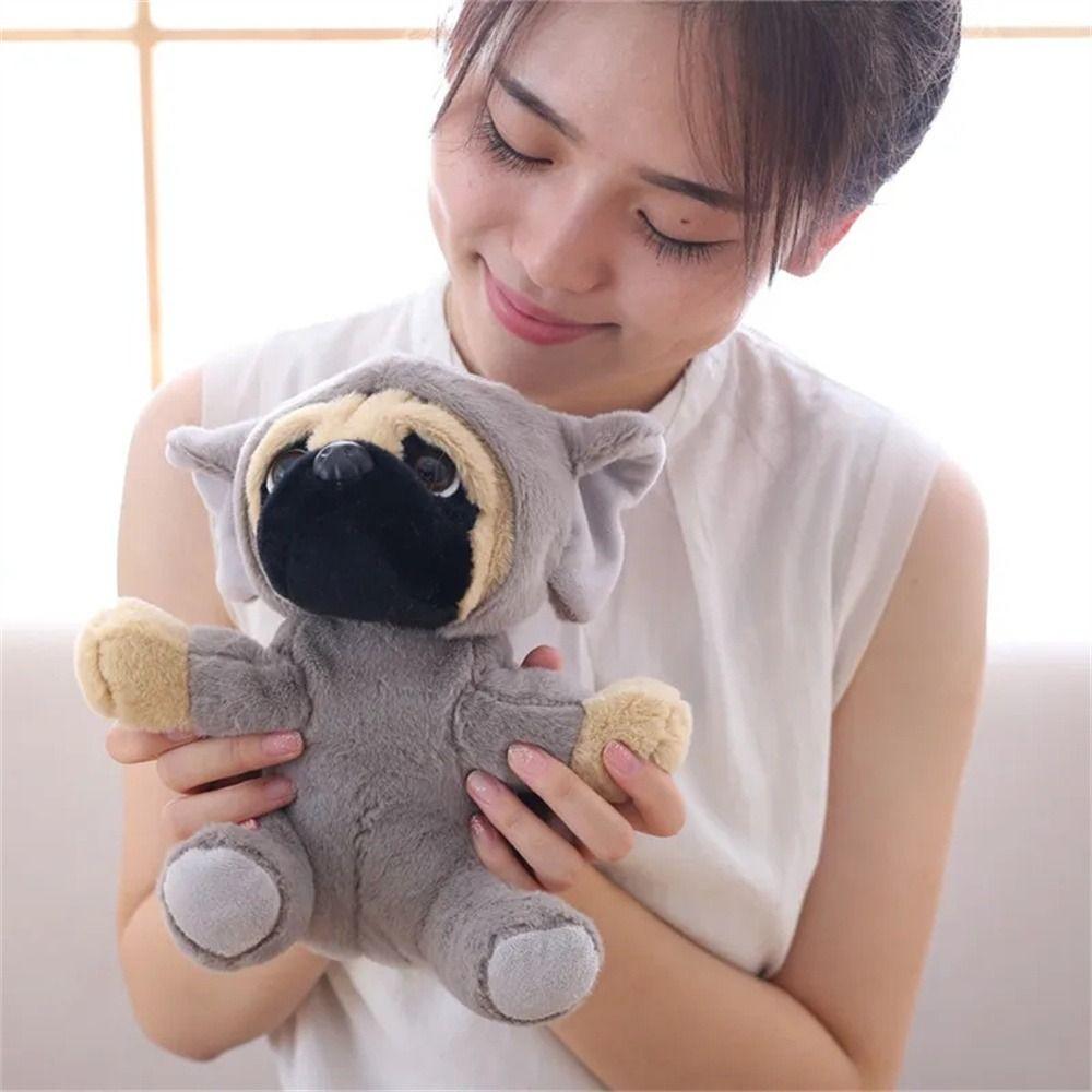 Stuffed Animals Pug Dog Plush Toys Cosplay Dinosaur Bulldog Dogs Plush  Birthday