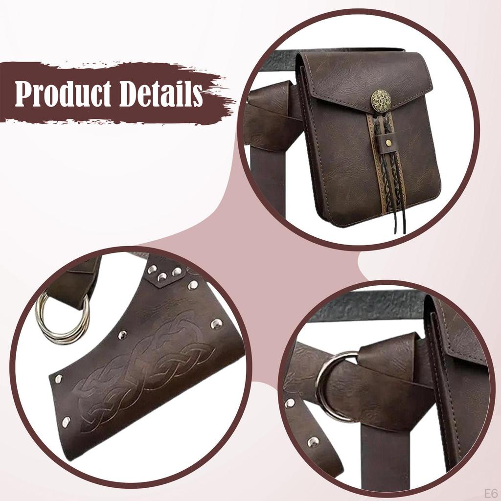 Medieval Knight Belt Set Pirate Cosplay for Adults Carnival