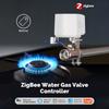 For ZigBee Smart Battery Water Gas Valve Controller Compatible with Alexa and Google Home Smart Water Valve Actuator