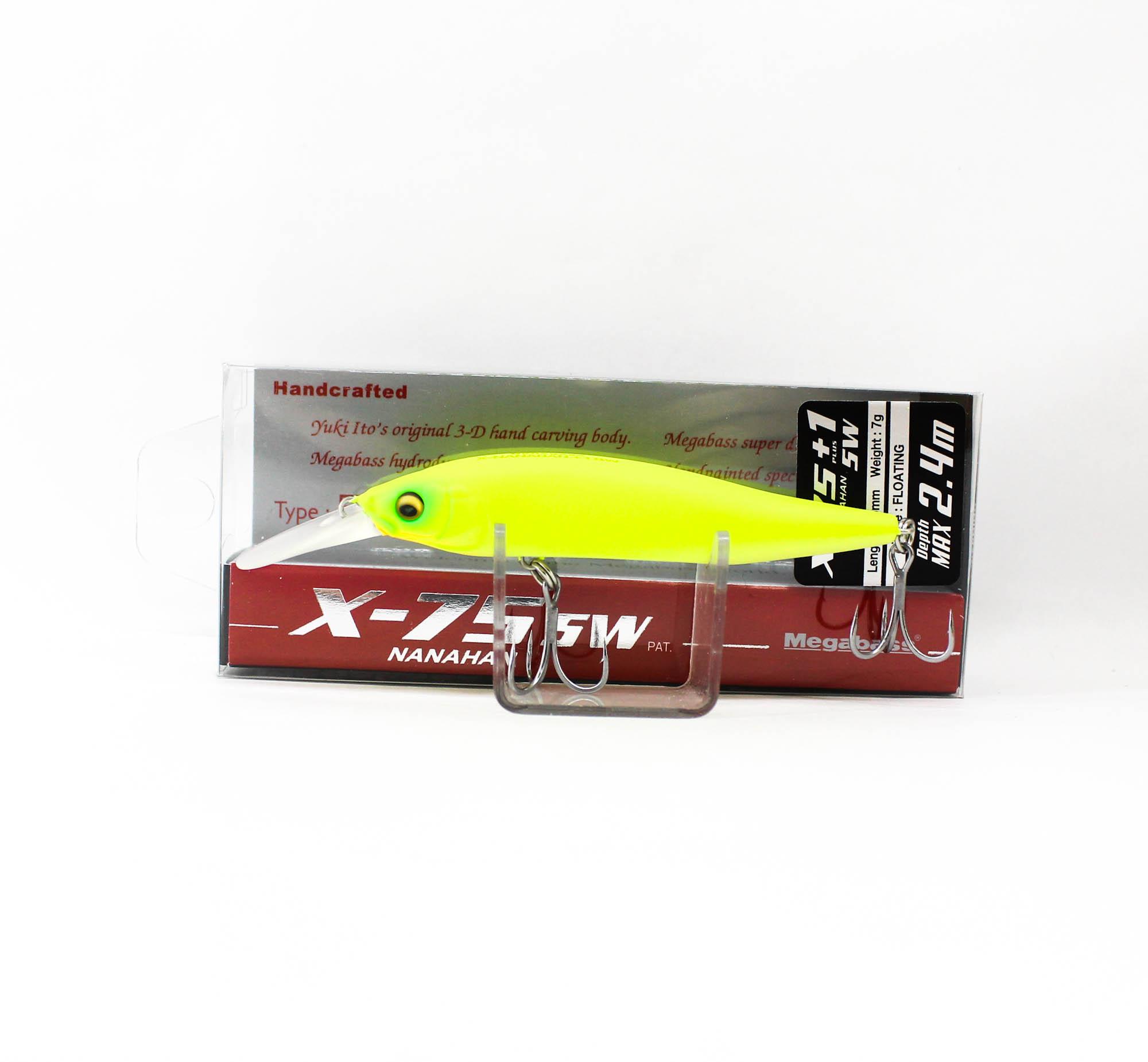 Megabass X-Nanahan +1 SW 75 мм 1/4 унции Плавающий воблер Do Chart (3678)