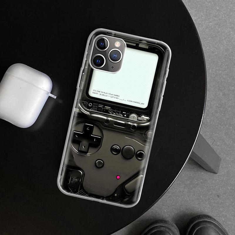 Games Console Fashion Boy Phone Case Cover for iPhone 11 12 13 Mini 14 15 Plus 16 Pro Max 17 Air 7 8 + SE Art Customized Fundas
