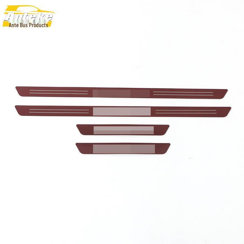 Bright Stainless Steel Sill Strips for Omoda 22 - Decorative Welcome Pedal Stickers Car Accessories