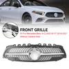 Diamond Front Bumper Grill Grille Fit Benz A-Class W177 2019-2023 Black