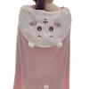 Chiikawa Usagi Hachi Hooded Cloak Blanket Shawl Cape for Lazy Days