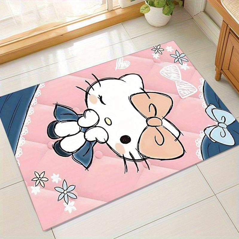 

1 шт. Коврик Hello Kitty - Милый Мультяшный Ковер для Декора Комнаты, Подарок на День Рождения, Офисный Коврик, Уличный Коврикz110 60cm by 90cm