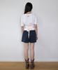 Obeodyupeulleeo Button Pointed Shorts_Navy