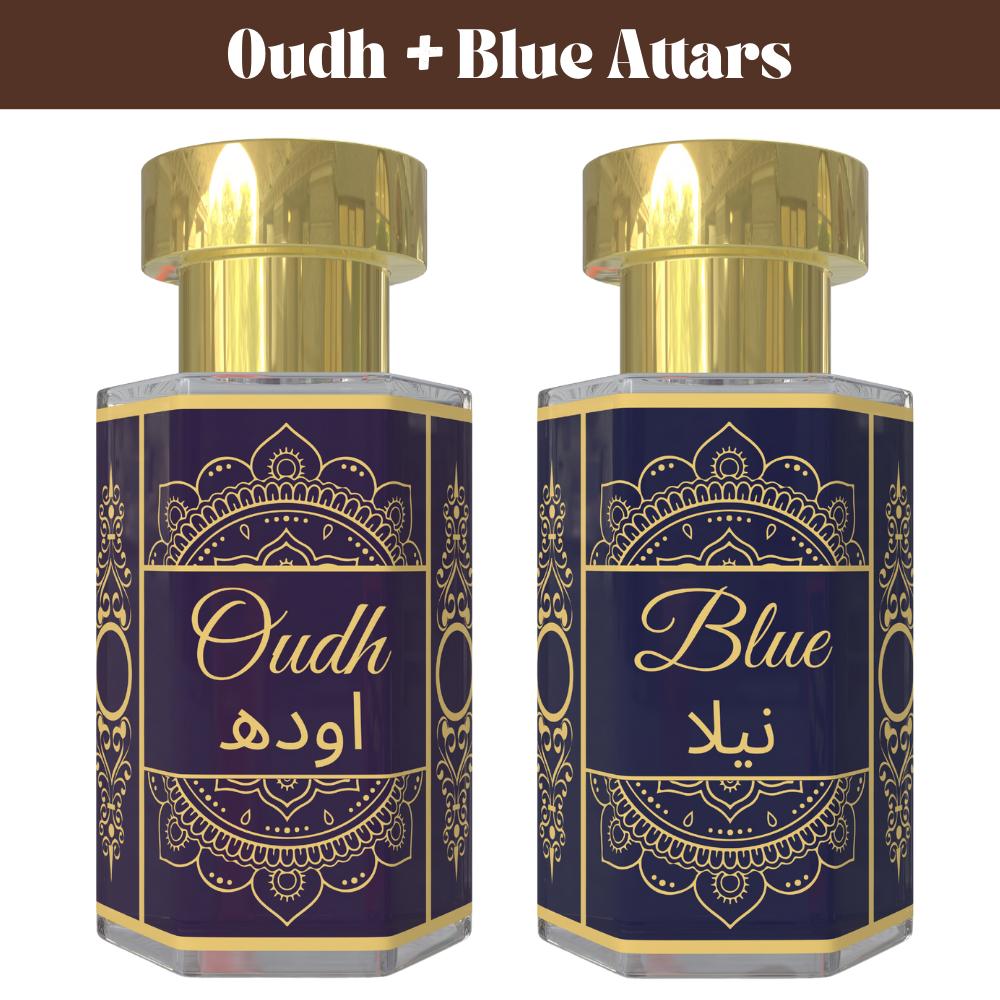 Комбо Масло Уда и Синее Масло Насыщенные Древесные и Свежие Ароматические Масла Безалкогольный Унисекс Набор Парфюмерии с Роликом 2 6 мл Pack - 6 ml 647₽