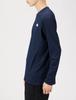 North Long Sleeve FlashDry 3D Crew UV Guard Urban Navy M [The Face] Men's Sweat-Wicking