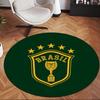Cbf (1) Round Office Rug Decorative Floor Rug for Office Bedroom Living Room and Home Space