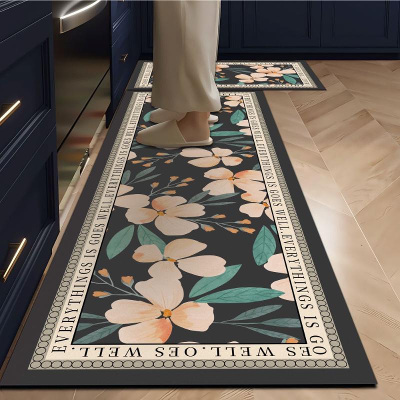 

Кухонний килимок для підлоги Спальня Вітальня Довгий приліжковий Коридор Коридор М який Праний Килим Нековзний Килимок для входу у ванну кімнату Tapis 40cmx60cm 1pc