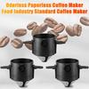 Pour Over Coffee Dripper Stainless Steel Coffee Maker Double-Layer Filter Eco-Friendly Cone Filter Easy to Clean Reusable Coffee