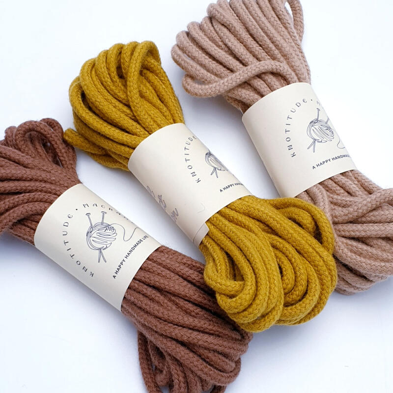 3mm String Rope Warm Tone Strap Accessory Material 1M