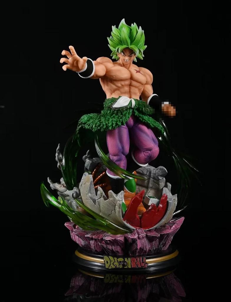 Anime Dragon Ball Z Super Broli Super Saiyan Broly Battle Ver. GK PVC Action Figure Statue Collectible Model Kids Toys Doll 29CM