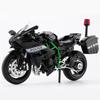 1:12 H2 H2R Alloy Police Racing Motorcycle Model Diecasts Track Sports Motorcycle Model Simulation Sound and Light Kids Toy Gift