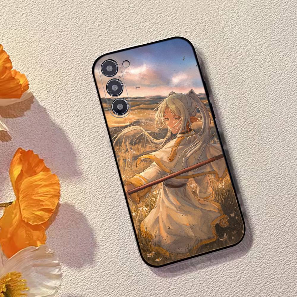 Anime F-Frieren Cute Phone Case For Samsung Galaxy A73,A72,A71,A70,A53,A52,A51,Others Soft Black Cover