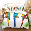 3D Printed African Parrot Bedding Set Down Quilt Cover With Pillowcase Double SIngle King 3D Printed Anime My Dress-U