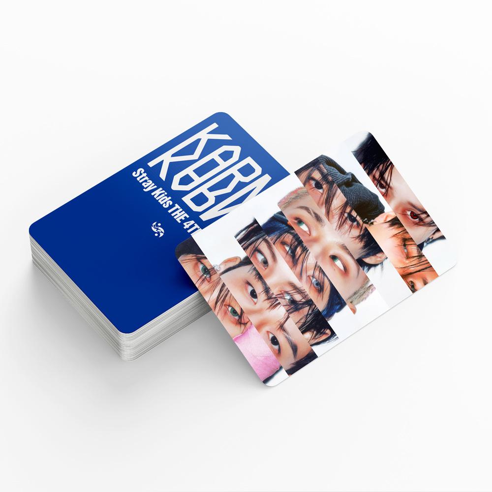 55 Stück StrayKids neues Album KARMA 4. Peripherie-Po-Karte SKZOO Album Dekoration Gedenk-Lomo-Karte