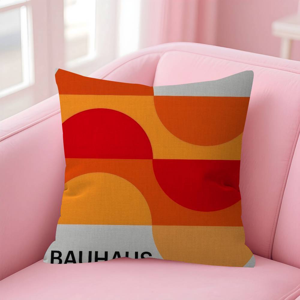 abstract Bauhausstyle  Cushion Cover Inches Farmhouse Decor Home Throw Pillow Covers for Couch Decorations