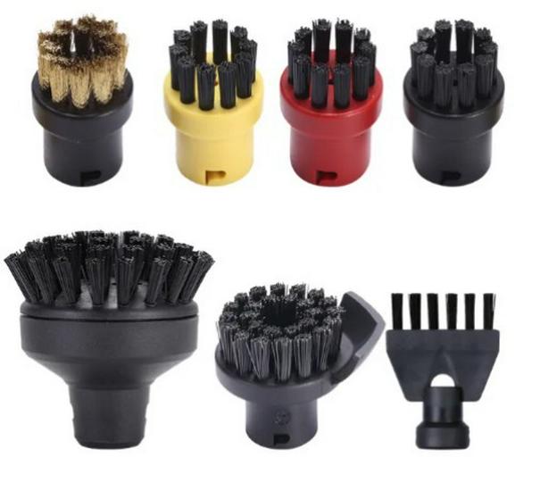 Kärcher SC Series Steam Accessories Set: Includes Small Round Brush, Copper Brush, Floor Nozzle