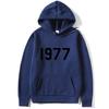 High Street 1977 Trendy Brand Fashion Printed Hooded Sweater Men's and Women's Jacket Couples Sweatshirt