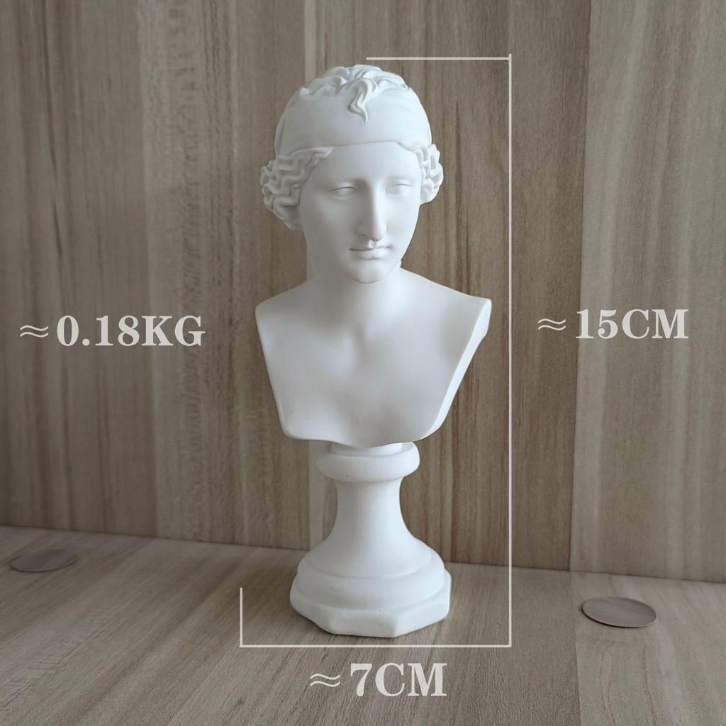 Resin Mini Plaster Figure: Character Model for Art Teaching and Painting Sketches.