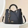 Women's bag plaid handbag shoulder bag versatile large capacity messenger bag large capacity shoulder bag