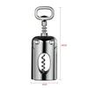 Zinc Alloy Wine Bottle Opener Creative 2 In 1 Wine Corkscrew Wine Cork Remover Restaurant Party Home Bar Accessories Tools