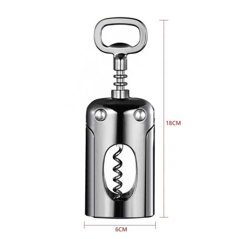 Zinc Alloy Wine Bottle Opener Creative 2 In 1 Wine Corkscrew Wine Cork Remover Restaurant Party Home Bar Accessories Tools