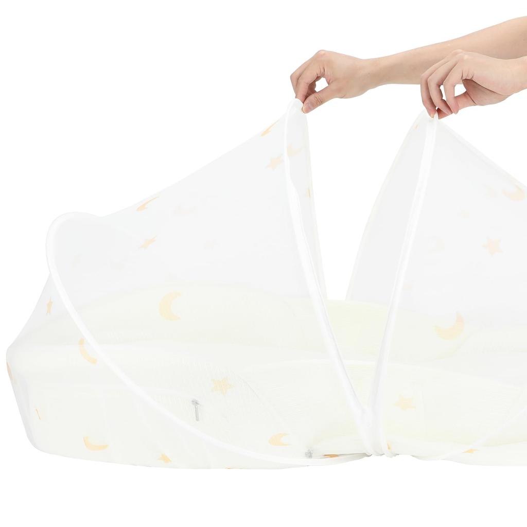 Rede Mosquiteira Bebamour para Bebê, Dobrável, para Camas de Bebê e Camas de Co-sleeping, Repelente de Insetos
