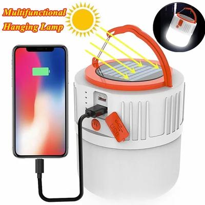 24/42LED kempingová lampa na diaľkové ovládanie Solárna lampa na renováciu domácnosti Vodotesná USB 5-rýchlostný nabíjateľný displej napájania