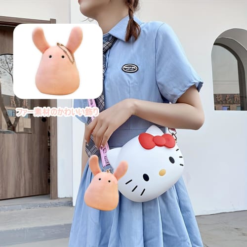 Toilet-Bound Hanako-kun Moke 13cm Plush Keychain, Cute Doll Pendant, Soothing Moe Merchandise