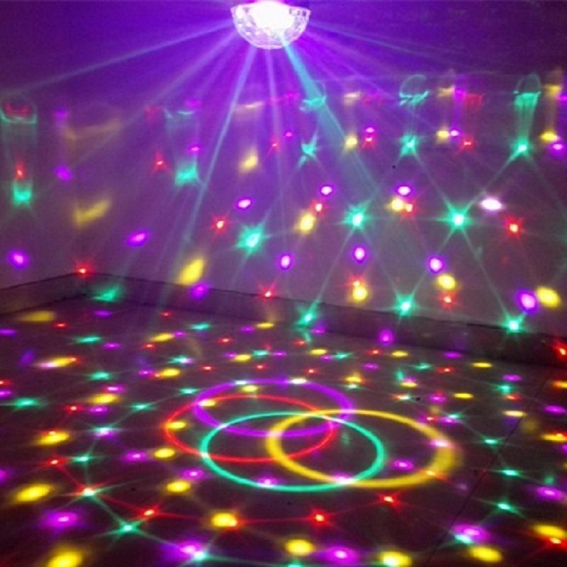 Color Led Flash String Lights Full Star Lights KTV Bar Remote Control Rotating Colorful Flashing Stage Lights