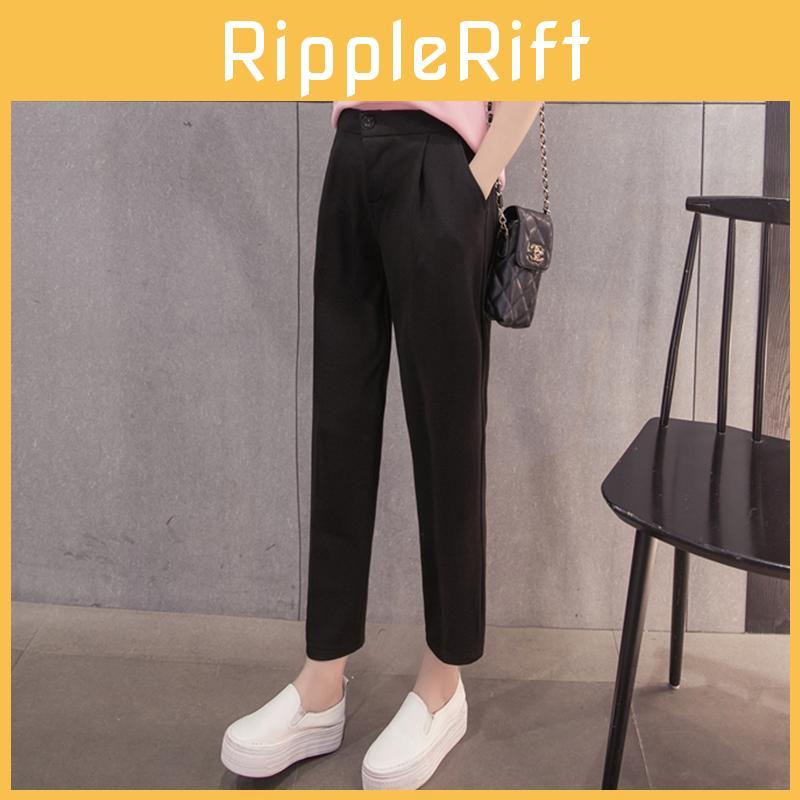 Luxurious Women Harem Pants High Waist Casual Slim Plus Nine Size Trouser