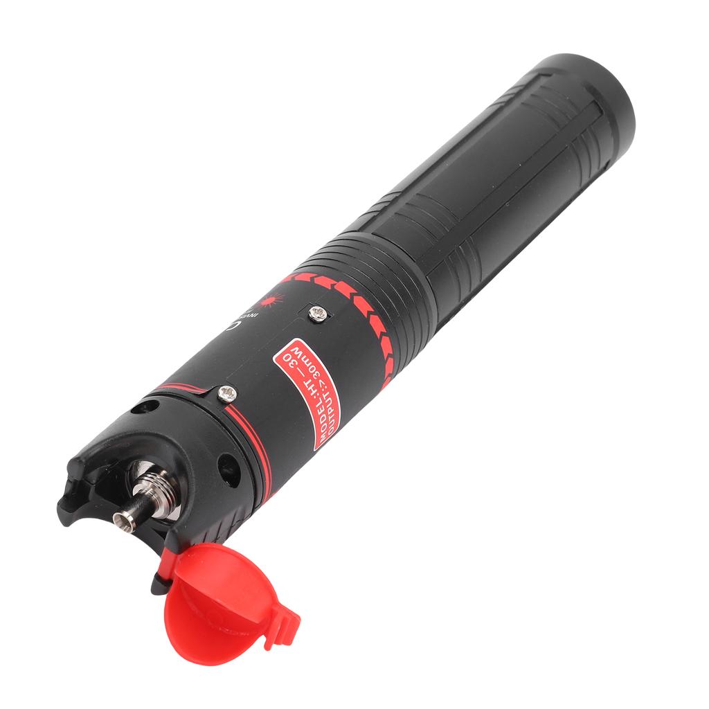 Fiber Optic Test Pen 30KM Visual Fault Locator Red Light Source Rechargeable Optical Cable Tester