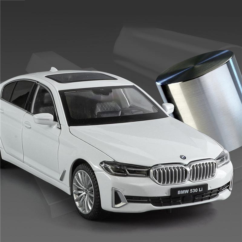 1:24 BMW 5 Series 530i 530LI Alloy Luxy Car Model Diecast Metal Toy Vehicles Car Model Simulation Sound and Light Kids Toys Gift