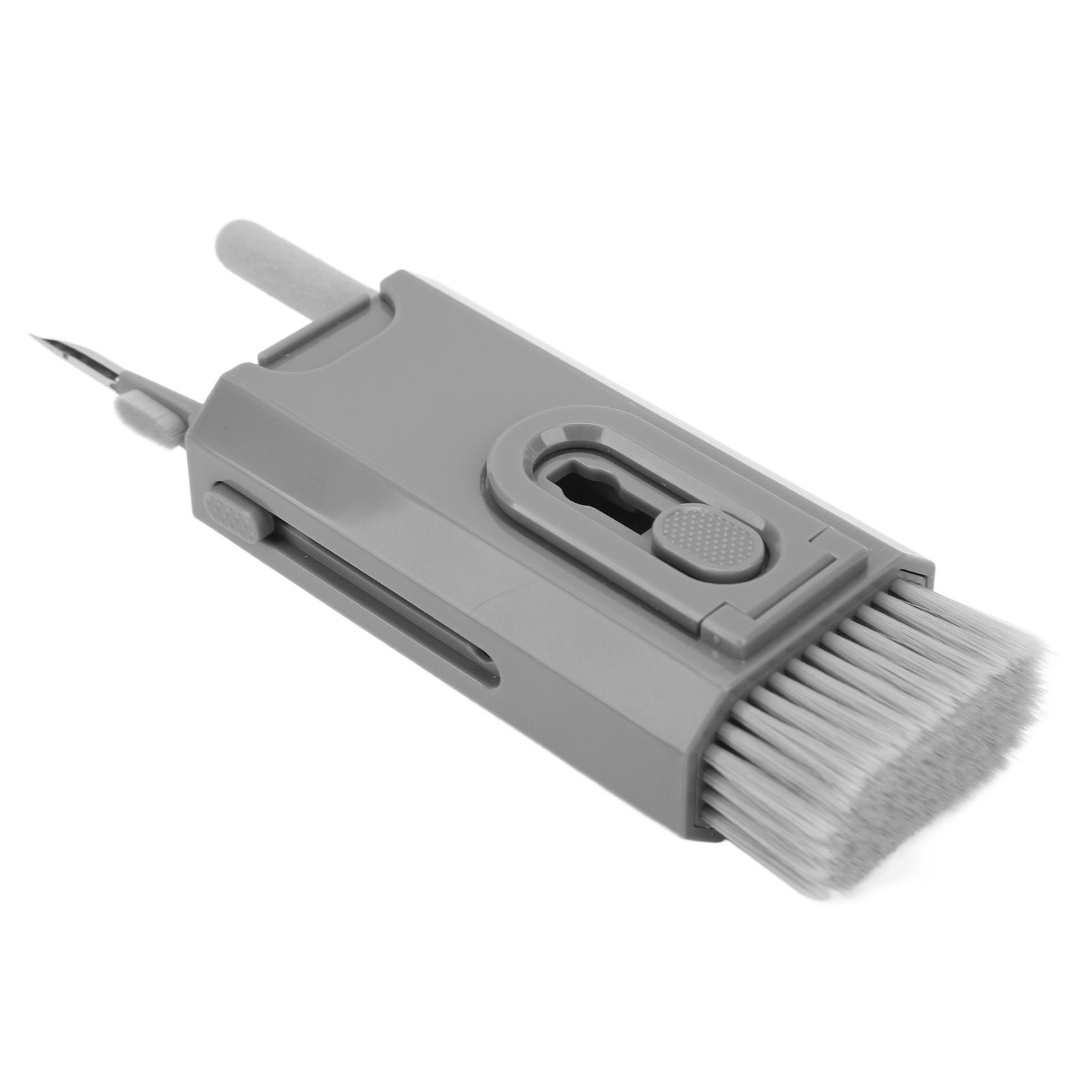 

8 в 1 щетка для чистки телефона многофункциональная щетка для чистки клавиатуры компьютера гарнитуры ноутбука серый