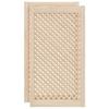 Cabinet Doors 2 Pcs Grid Design 49.5 X 99 Cm Solid Pine Wood