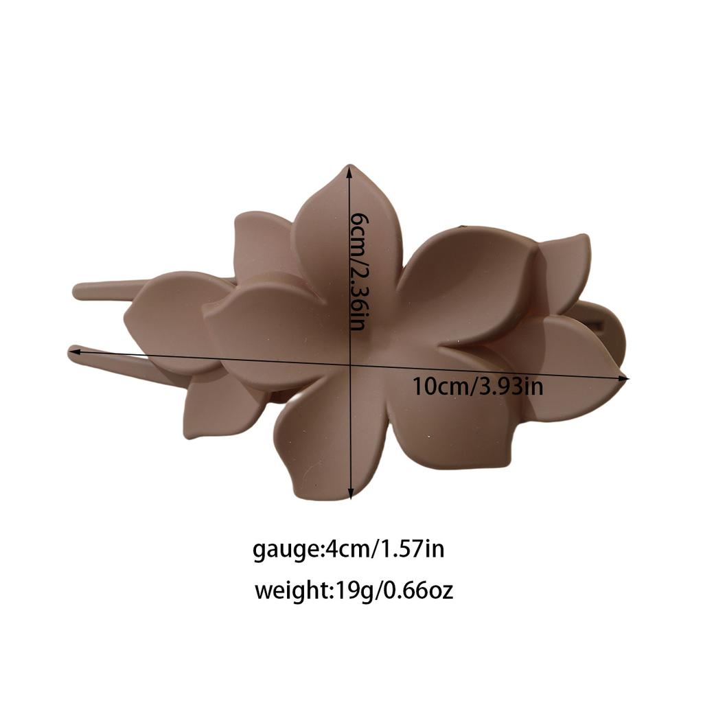 Duckbill Clip Flower Hairpin Women's Summer Korean Style All-match Hairpin Back of The Head Bun Headdress