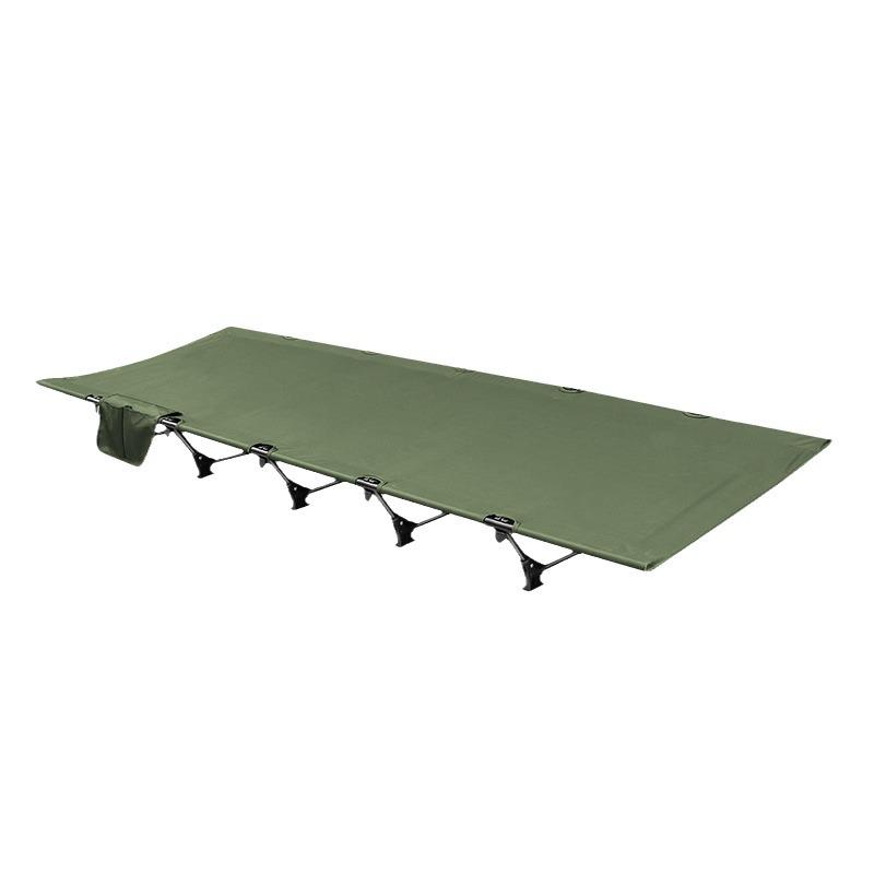 Outdoor Folding Aluminum Camping Bed - Single, Wide, and Portable