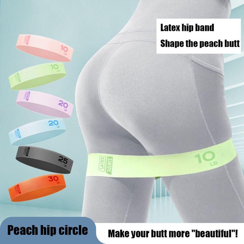 Yoga Latex Stretch Bands Lift Hips And Legs Stretch Circle Fitness Plastic Leg Exercise Core Strength