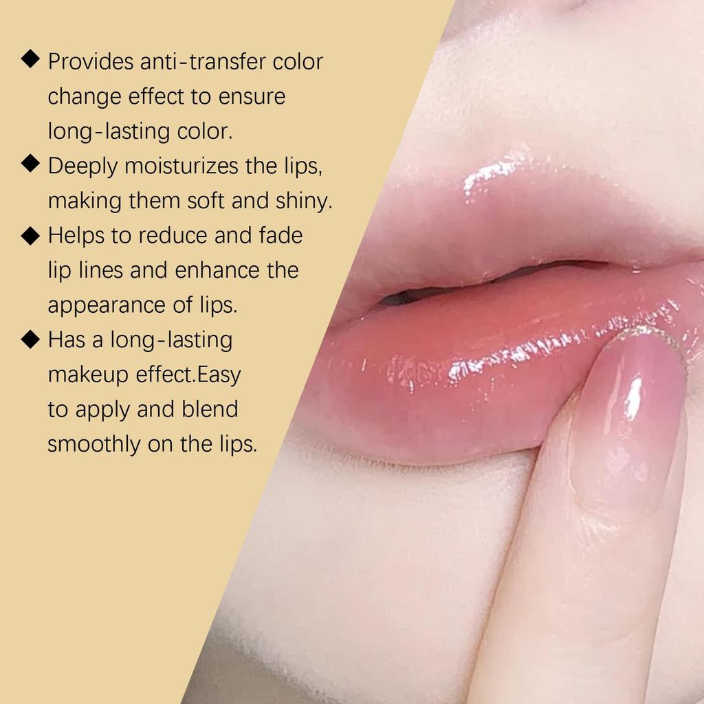 Jaysuing Shimmering Color-Changing Nourishing Lipstick Hydrating and moisturizing without greasiness Brightens and enhances lip color For lips 3.5g