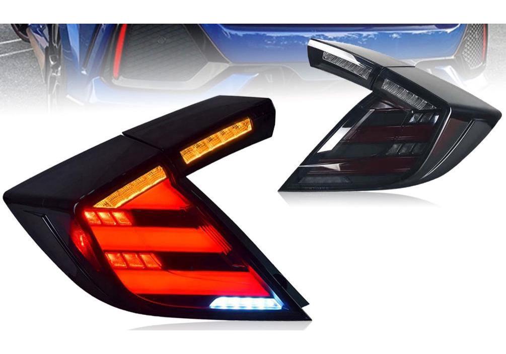 

HCMOTIONZ RGB Flow Turn Signal Tail Light for 2016-2021 Honda Civic Hatchback