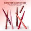 Clubday Waterproof Lip Liner Pen, Creamy Smooth Matte Long Lasting Lip Pencil, Highly Pigmented Lip Contouring Makeup for Daily Wear