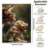 Jungle cat kiss pattern Flannel printed blanket suitable for all seasons suitable for living room office sofa and travel