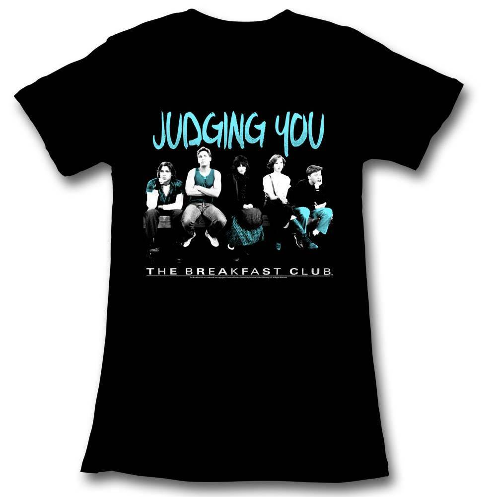Breakfast Club Judging You Black Junior Women s T-Shirt Mens Womens Tees Top S
