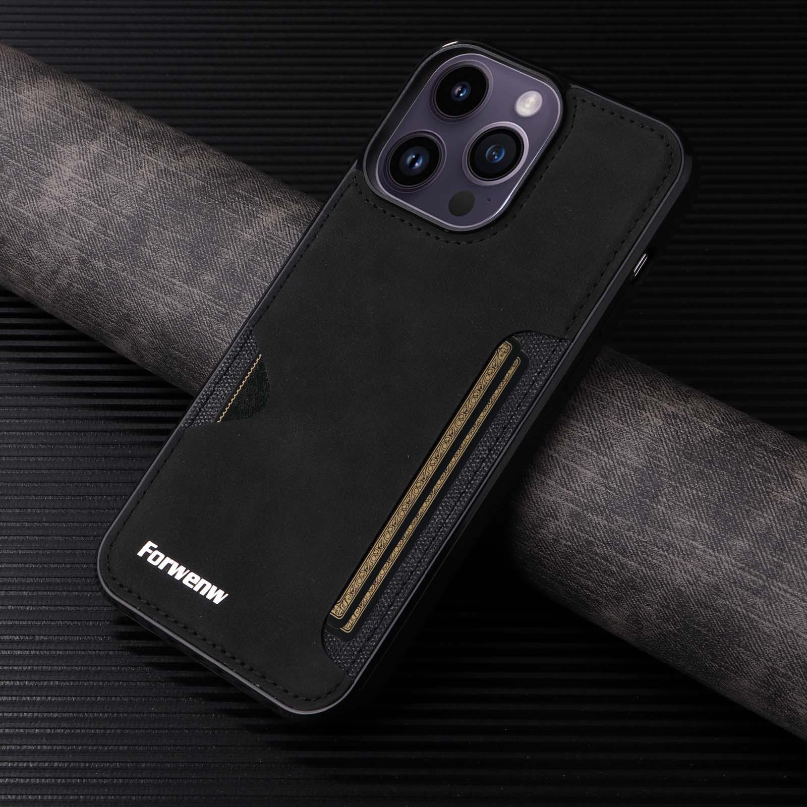 

Кожаный чехол-кошелек для iPhone 17 - Защита от падений для iPhone 14, 15 Pro Max, 16 и новых моделей iPhone 16E