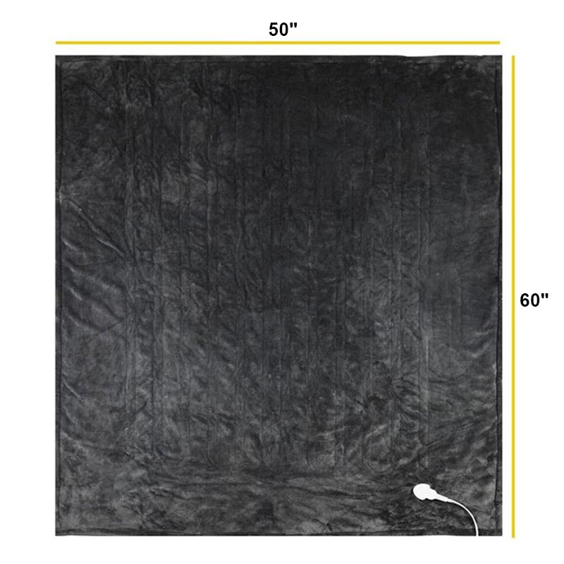 Electric Blankets Flannel & Sherpa, 6 Heat Settings, 10-Hour Time Auto-Off Function, Heated Blanket Over-Heated Protection