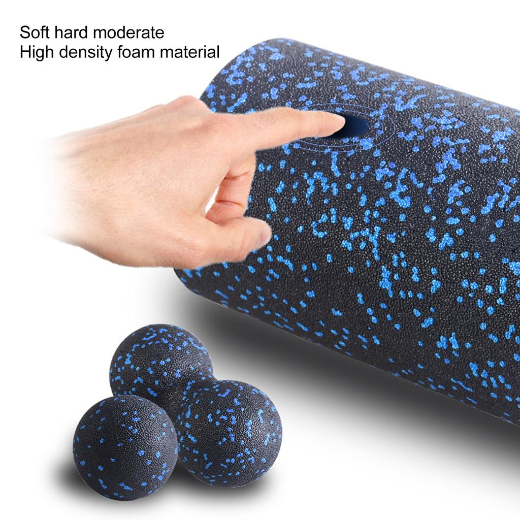 Foam Roller Set 3 in 1 Yoga Column Deeply Massage Professional Fit Body Curve Peanut Ball for Sport